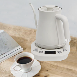 220 В 0,6 л белый нагревательный водонагреватель из нержавеющей стали с маленьким горлышком электрический чайник для кофе и чая для кипячения чая, кофе 