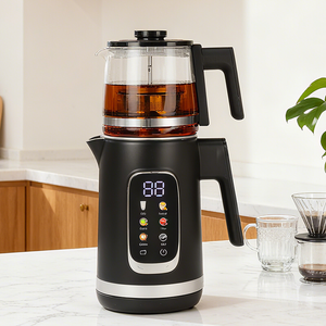 Многофункциональный чайник с двойными стенками, 1500 Вт, быстрозакипающий чайник с автоматическим сохранением тепла, внутренний вкладыш из нержавеющей стали 304 для домашнего использования