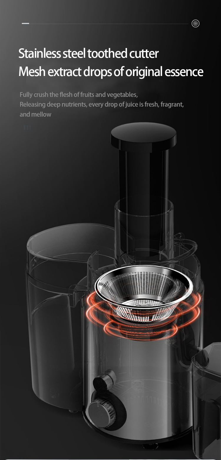 250 Вт электрическая соковыжималка холодного отжима, блендер, медленная соковыжималка, экстрактор, низкоскоростная соковыжималка для фруктов для процессора, морковные соки