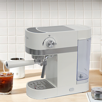 Итальянская полуавтоматическая электрическая бытовая кофеварка, кофеварка для эспрессо, машина коммерческого класса для офиса, домашнего кафе и автомобиля для отелей 