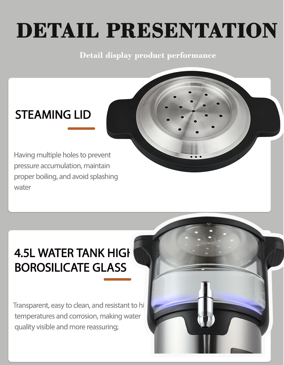 Чайник из боросиликатного стекла