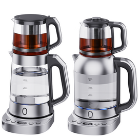 Самовар электрический чайник для воды цифровой контроль температуры сохранение тепла стеклянный чайник с ситечком для чая и стеклянной крышкой