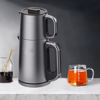  Новый дизайн, домашняя кухонная техника, двойной турецкий чайник, электрический чайник и чайник из нержавеющей стали