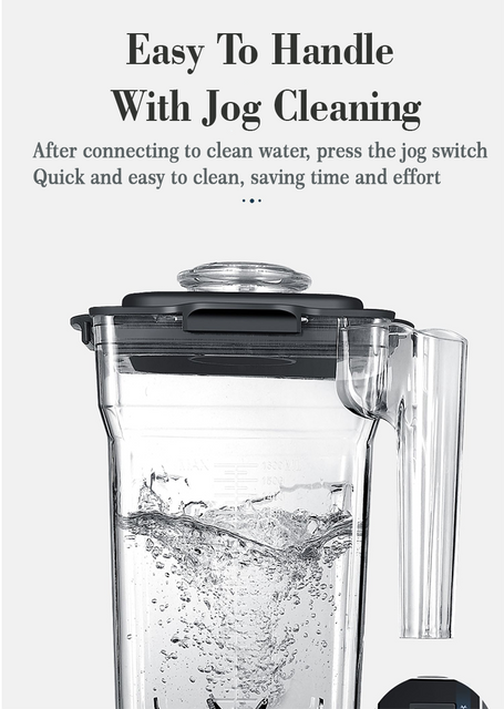 1800 Вт большой мощный кухонный комбайн, промышленный многофункциональный высокоскоростной фруктовый смузи, домашний кухонный электрический кухонный комбайн, миксер