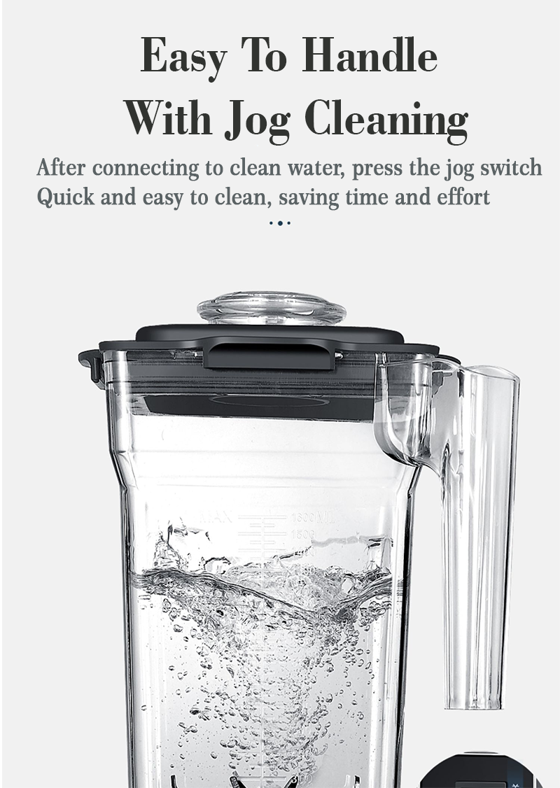 1800 Вт большой мощный кухонный комбайн, промышленный многофункциональный высокоскоростной фруктовый смузи, домашний кухонный электрический кухонный комбайн, миксер